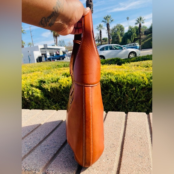 Dooney & Bourke Toscana Leather Shoulder Bag - Picture 7 of 12